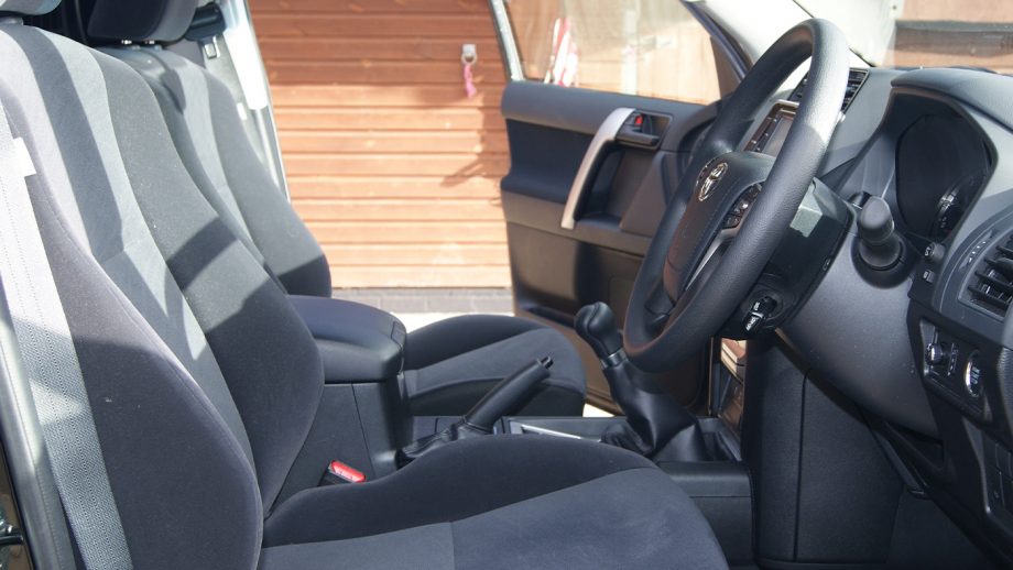 Toyota Land Cruiser driver and passenger seat