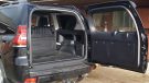 Toyota Land Cruiser boot open