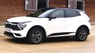 Kia Sportage three quarters on