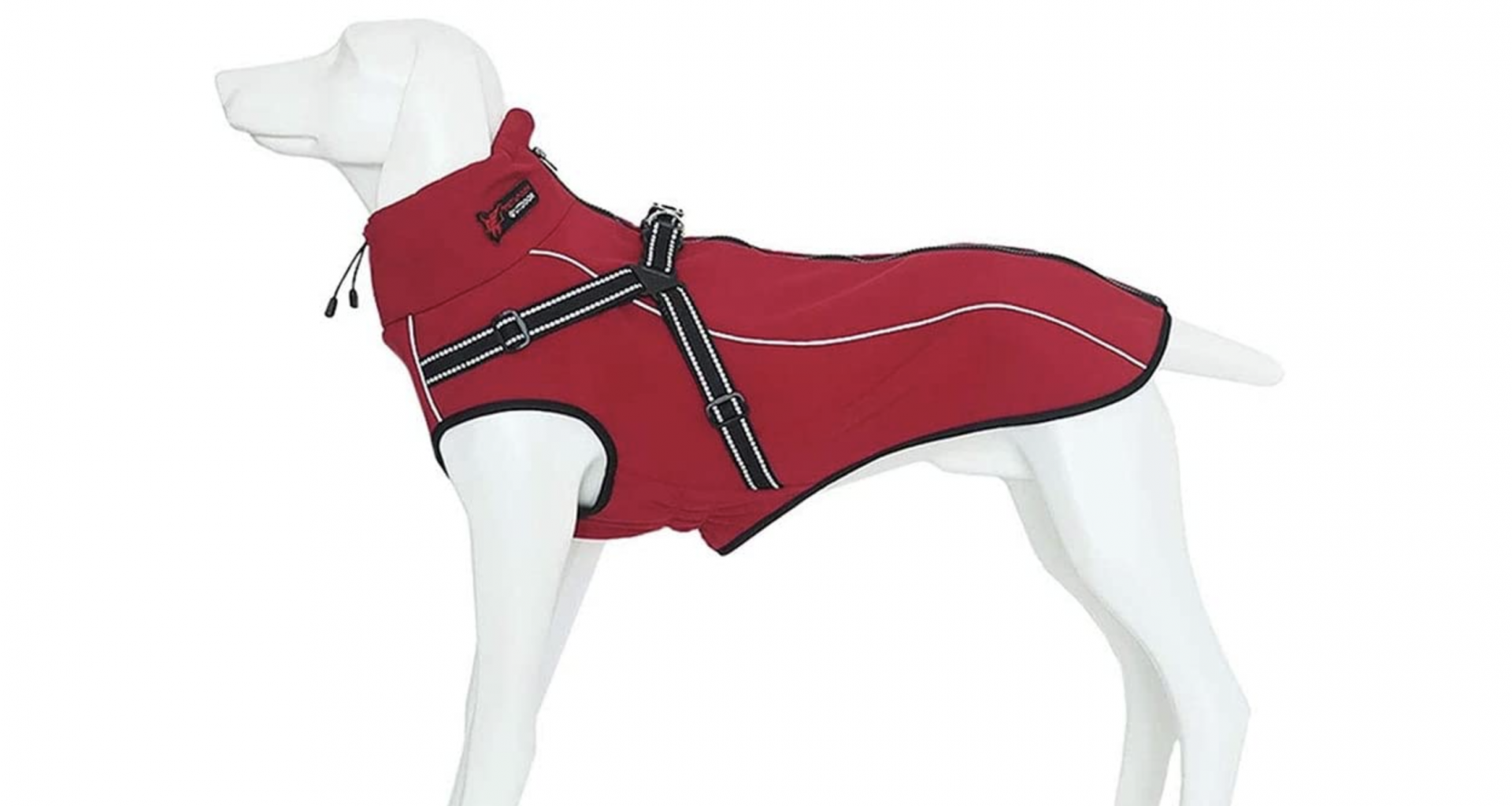 Dog coats with harness hole keep walking your dog safely in all weathers