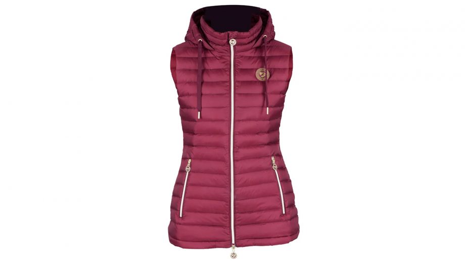 Gilet Femme Shires Equestrian The Clifton, Jaune, Laine/satin, Taille 8