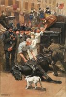 The work of equestrian artist Lucy Kemp-Welch, whose paintings included Black Beauty illustrations (pictured) will be featured in an exhibition this spring ,