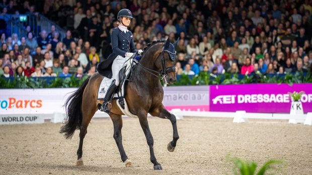 Dinja van Liere (NED) riding Hermès in Amsterdam