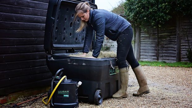 Haygain hay steaming