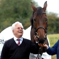 Racehorse owner Jim Lewis has died aged 88. Here he is pictured with the late Cheltenham Gold Cup winner Best Mate.