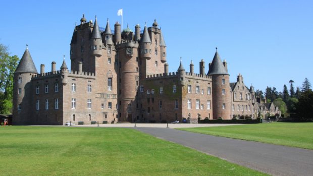 Pictured Glamis Castle