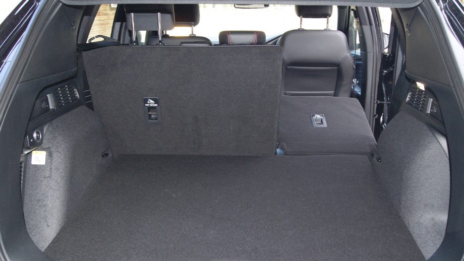 Ford Kuga boot with seat down