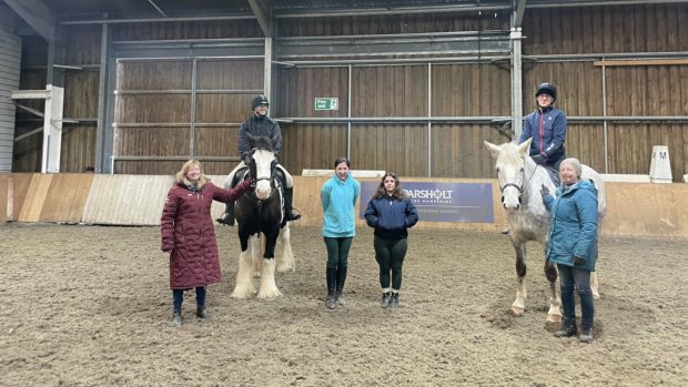 Pictured, the riders that will represent Britain in equestrian sport at the Special Olympics World Games in Berlin this summer