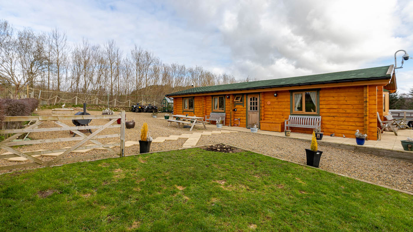 Scandinavian Lodge at Cragside Stables Hexham Northumberland