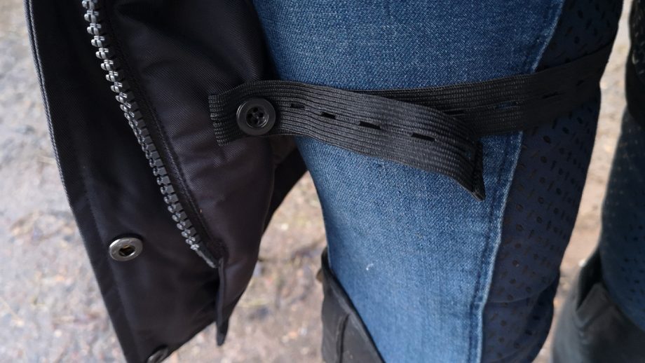 Leg straps on the LeMieux Loire Waterproof Coat