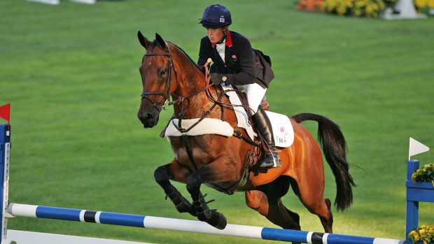 Pippa Funnell and Primmore’s Pride at the Athens Olympics