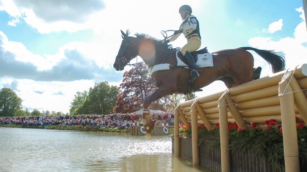 Pippa Funnell and Primmore's Pride at Badminton in 2005