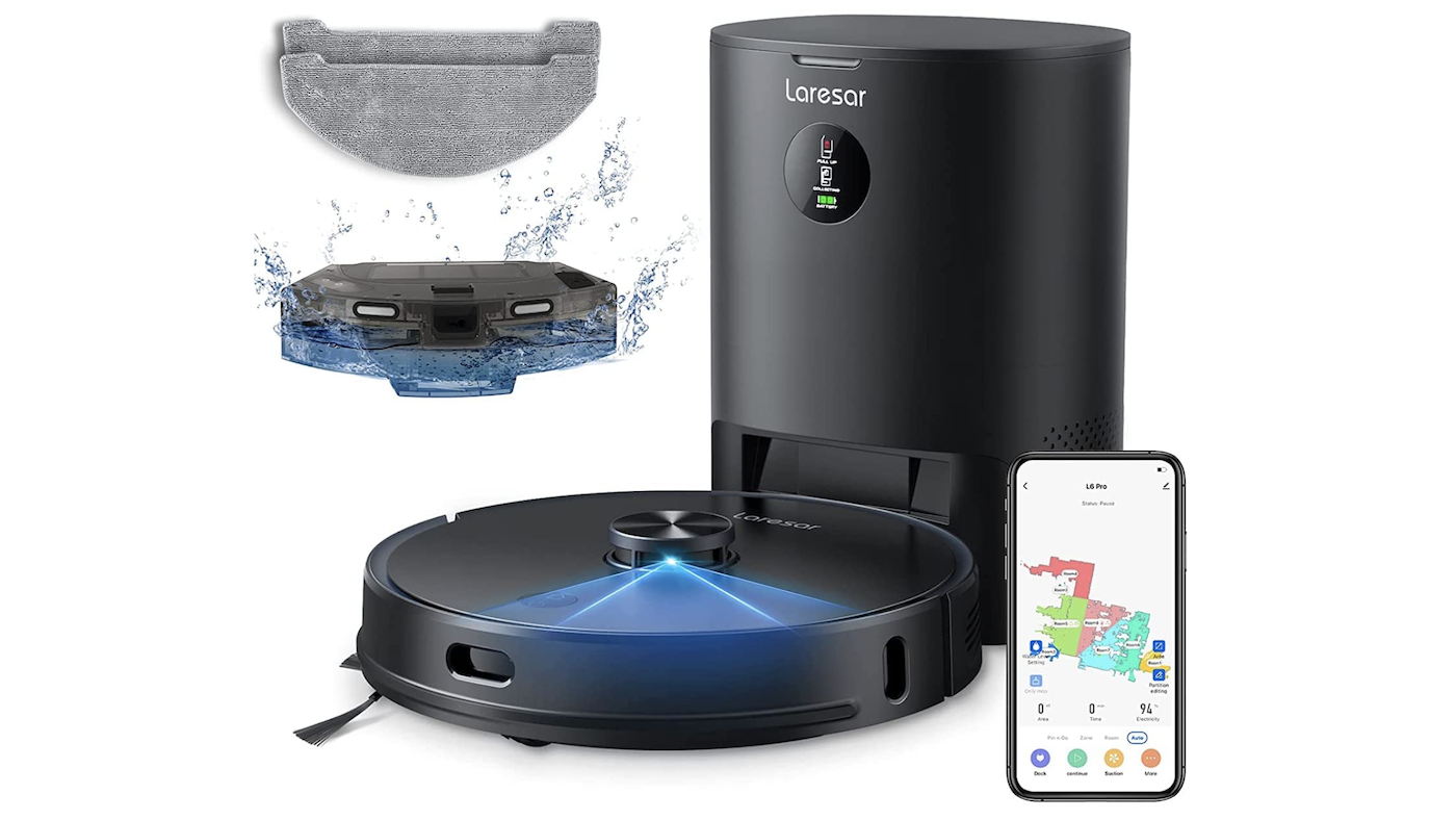 Laresar robot vacuum cleaner - best hoovers for dog hair