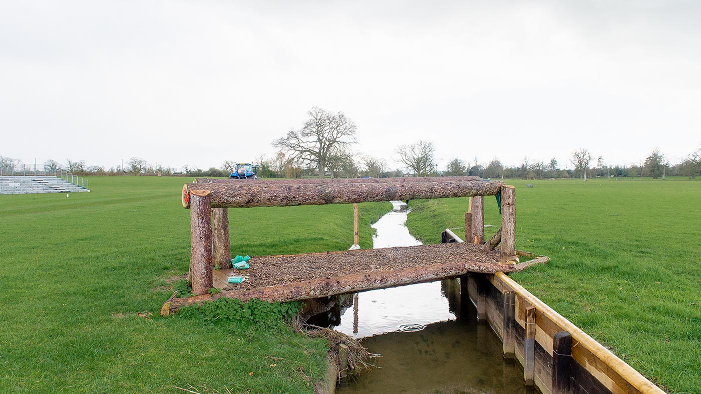 Badminton Horse Trials cross-country course: fence 14