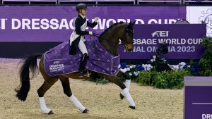 Jessica von Bredow-Werndl and TSF Dalera BB win the Dressage World Cup Final grand prix