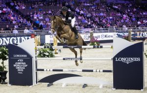 Longines FEI Jumping World Cup™ Champions 2023 Henrik von Eckermann (SWE) riding King Edward