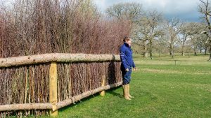 Badminton Horse Trials cross-country course 2023: Piggy March walks the course