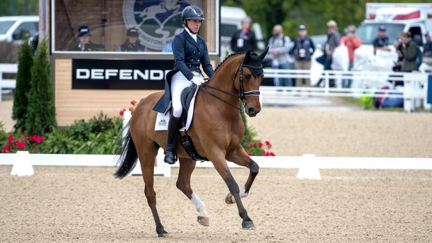 Kentucky Three-Day Event dressage: Liz Halliday-Sharp and Miks Master C