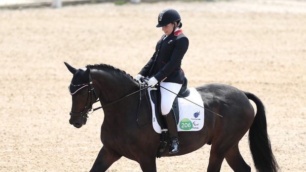 Natasha Baker riding Cabral at the Rio Paralympics