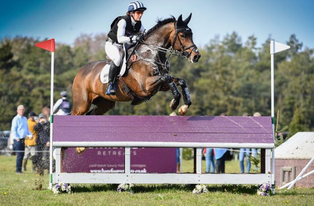 Caroline Powell riding Greenacres Special Cavalier during the CCI-S4* at Burnham Market in 2023.