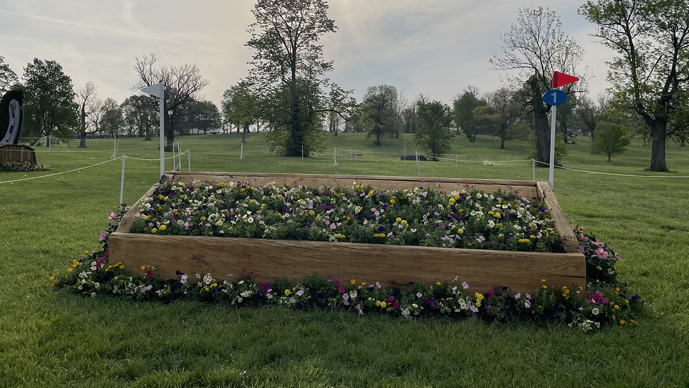 Kentucky Three-Day Event cross-country course 2023: fence 1