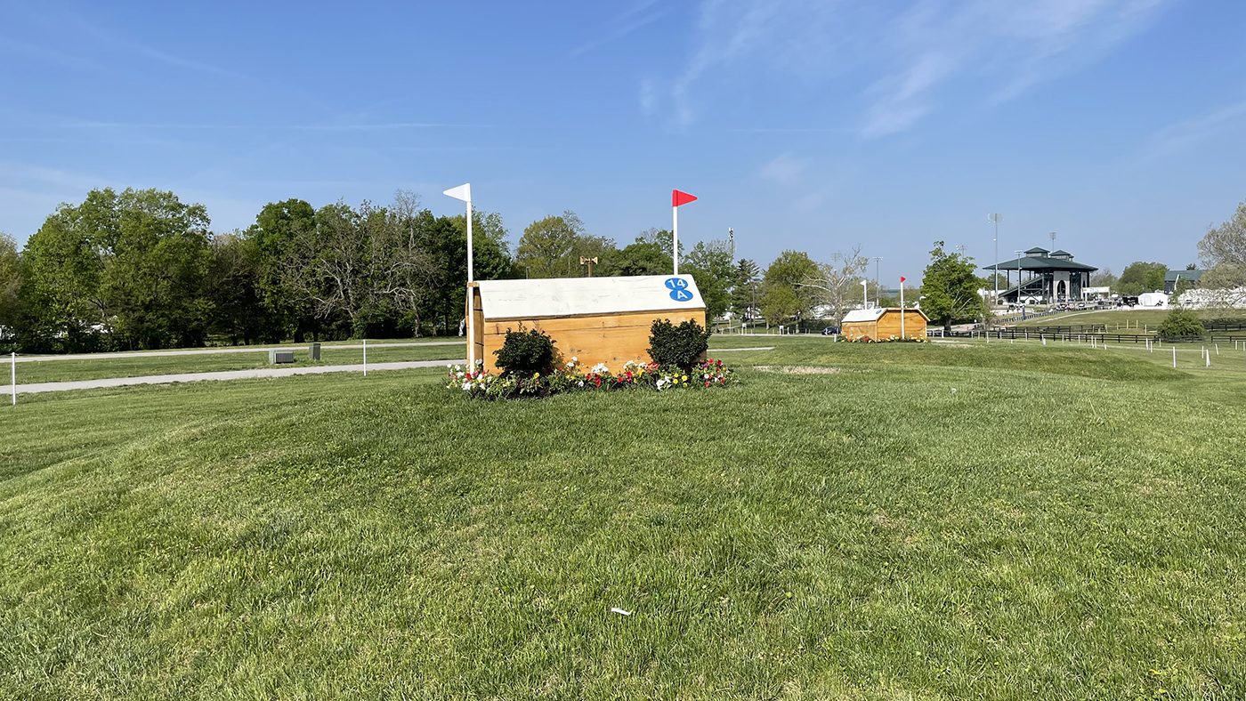 Kentucky Three-Day Event cross-country course 2023: fence 14a