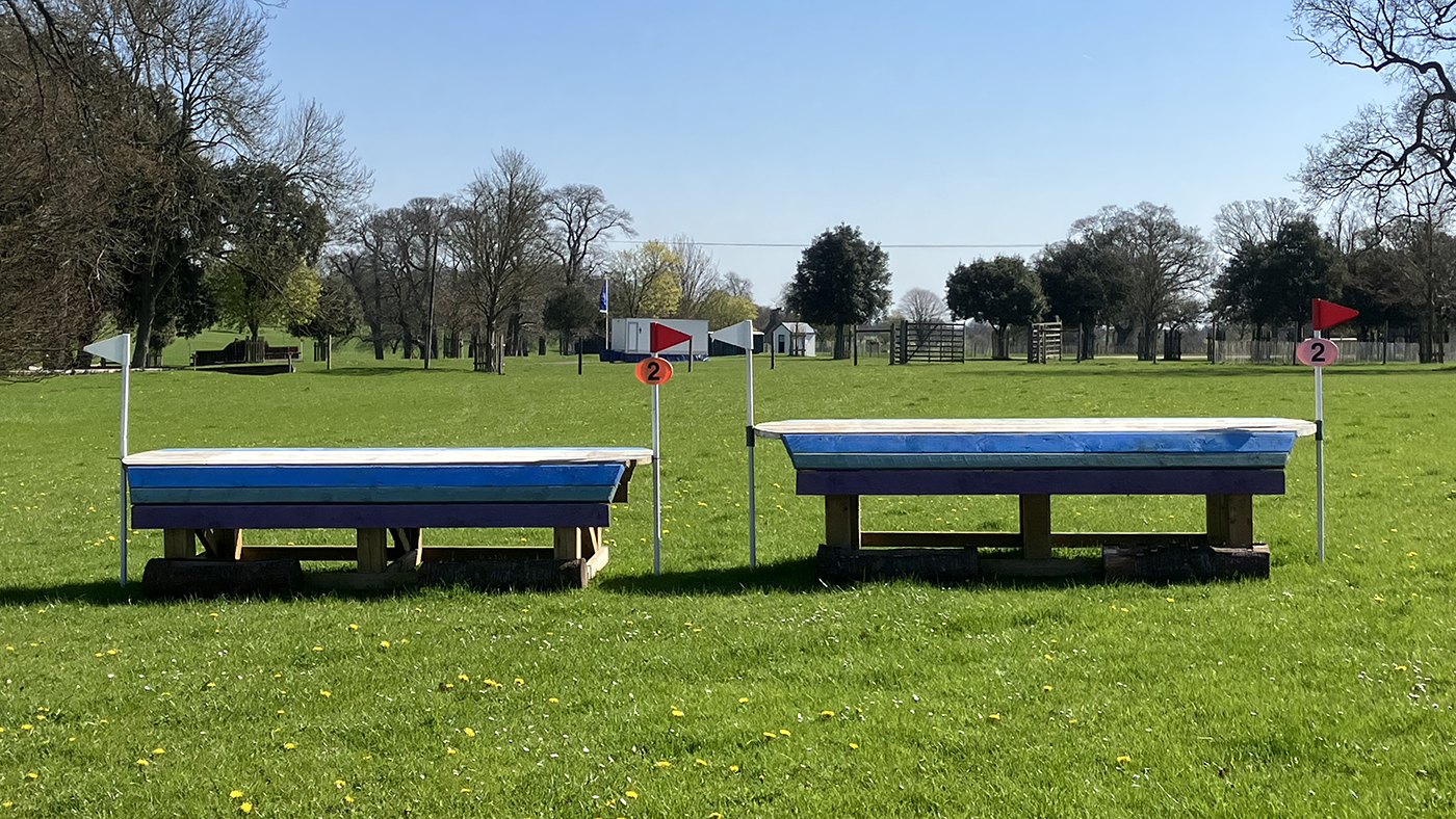 Fence 2 on the Badminton grassroots cross-country course