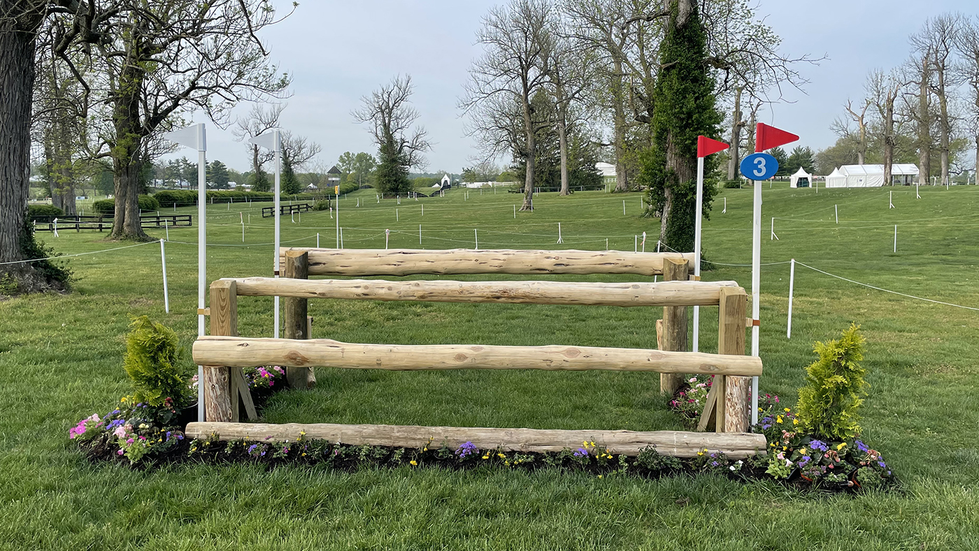 Kentucky Three-Day Event cross-country course 2023: fence 3