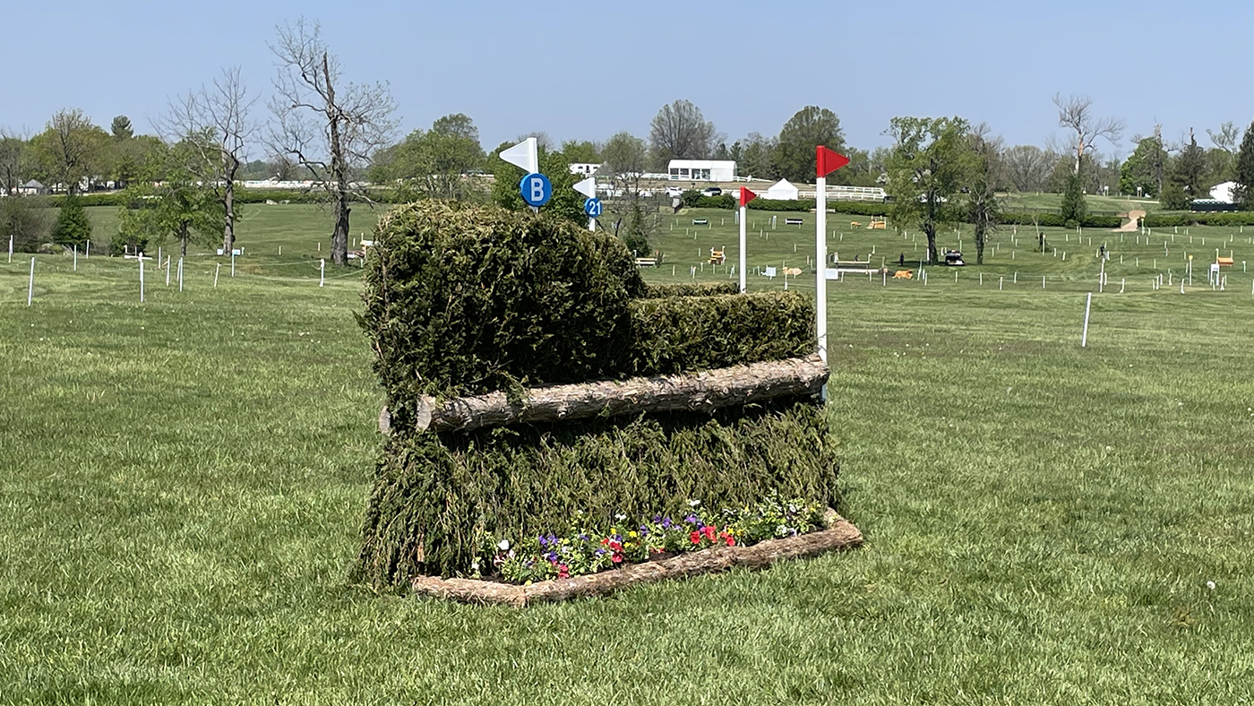 Kentucky Three-Day Event cross-country course: fence 20b