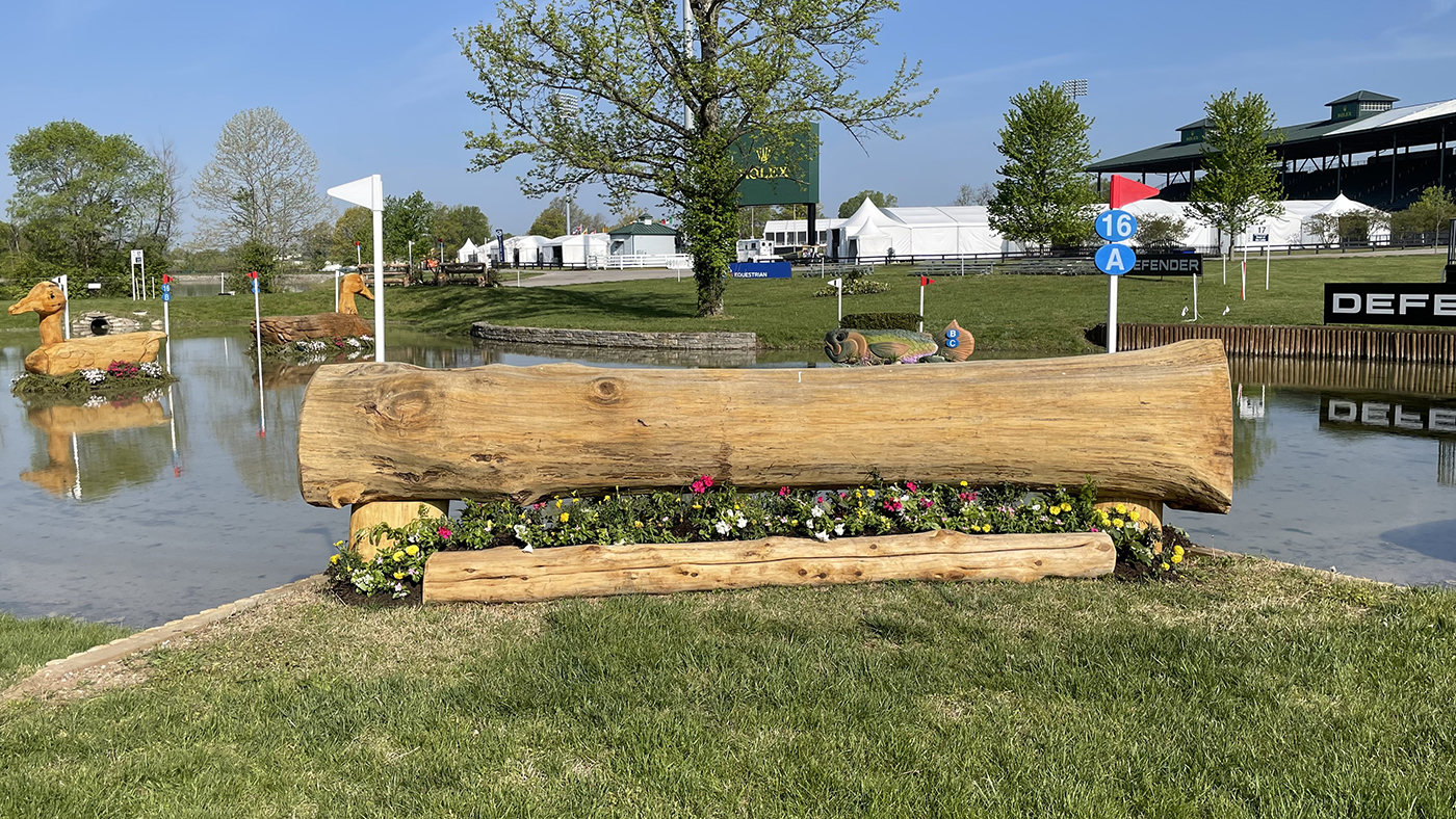 Kentucky Three-Day Event cross-country course 2023: fence 16a