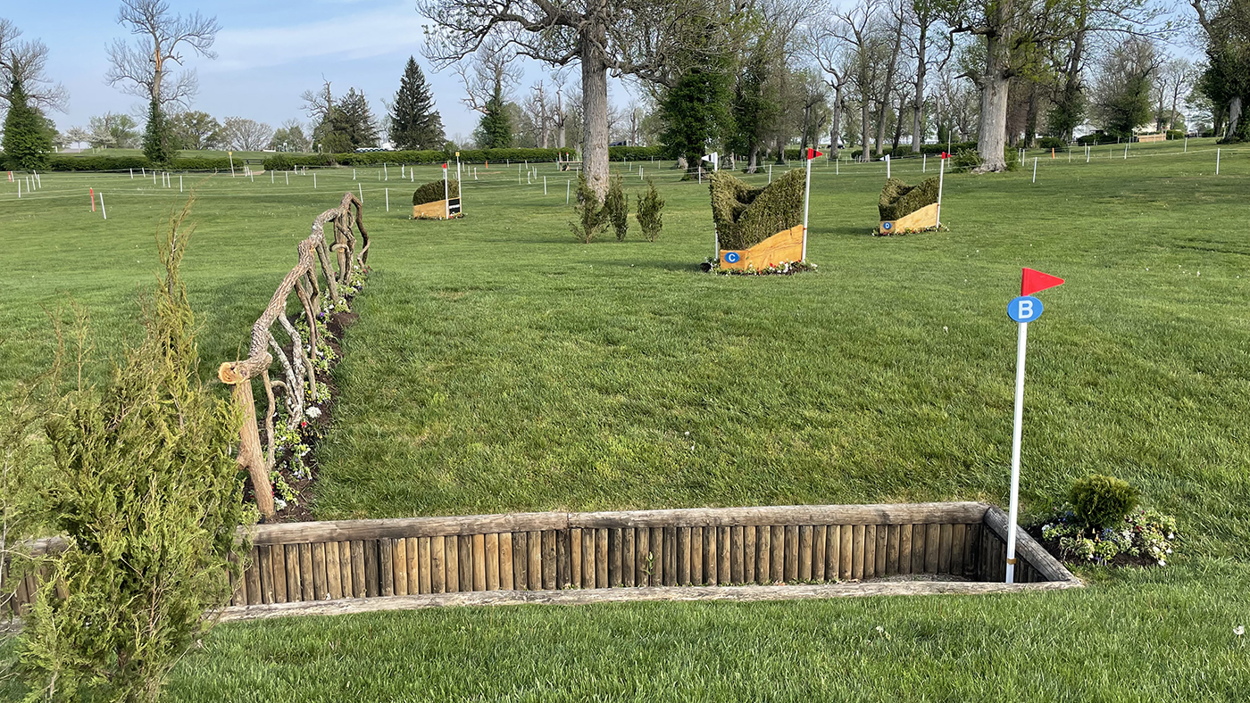 Kentucky Three-Day Event cross-country course 2023: fence 6b