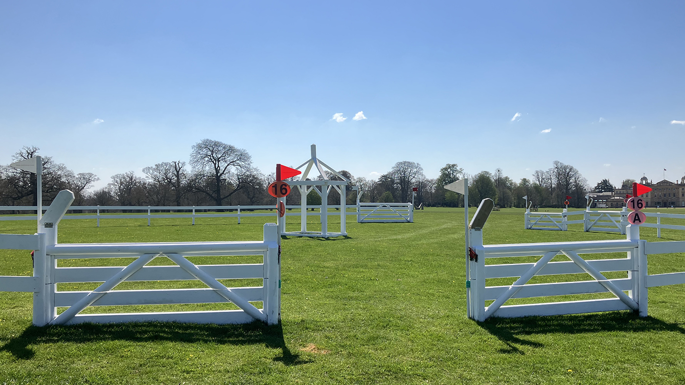 The grassroots course fences through the Coronation Corral