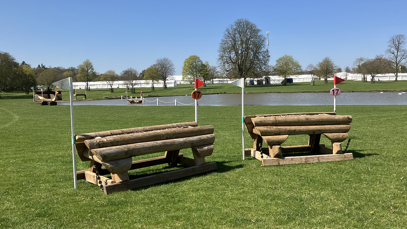 Fence 17 on the Badminton grassroots cross-country course