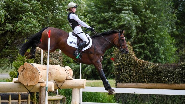 Alexa Palmer and Global Super Nova at Aston-le-Walls in July 2022.