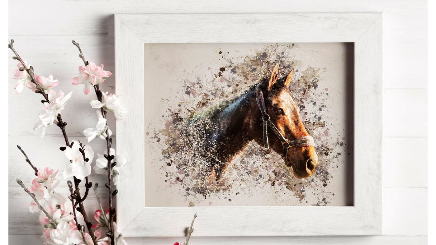 Horse Painting gift for horse lover