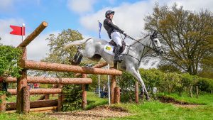 Oliver Townend and Swallow Springs on the 2023 Badminton Horse Trials cross-country