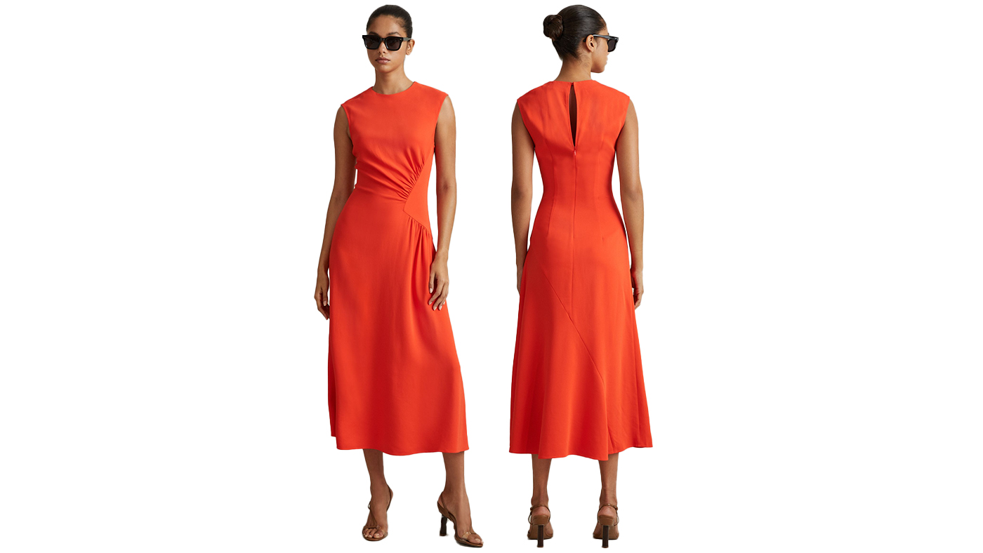 Reiss Stacey Ruched Dress