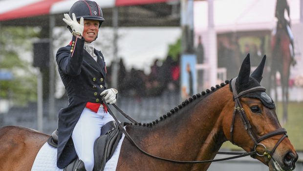 Badminton Horse Trials dressage: Ros Canter and Lordships Graffalo