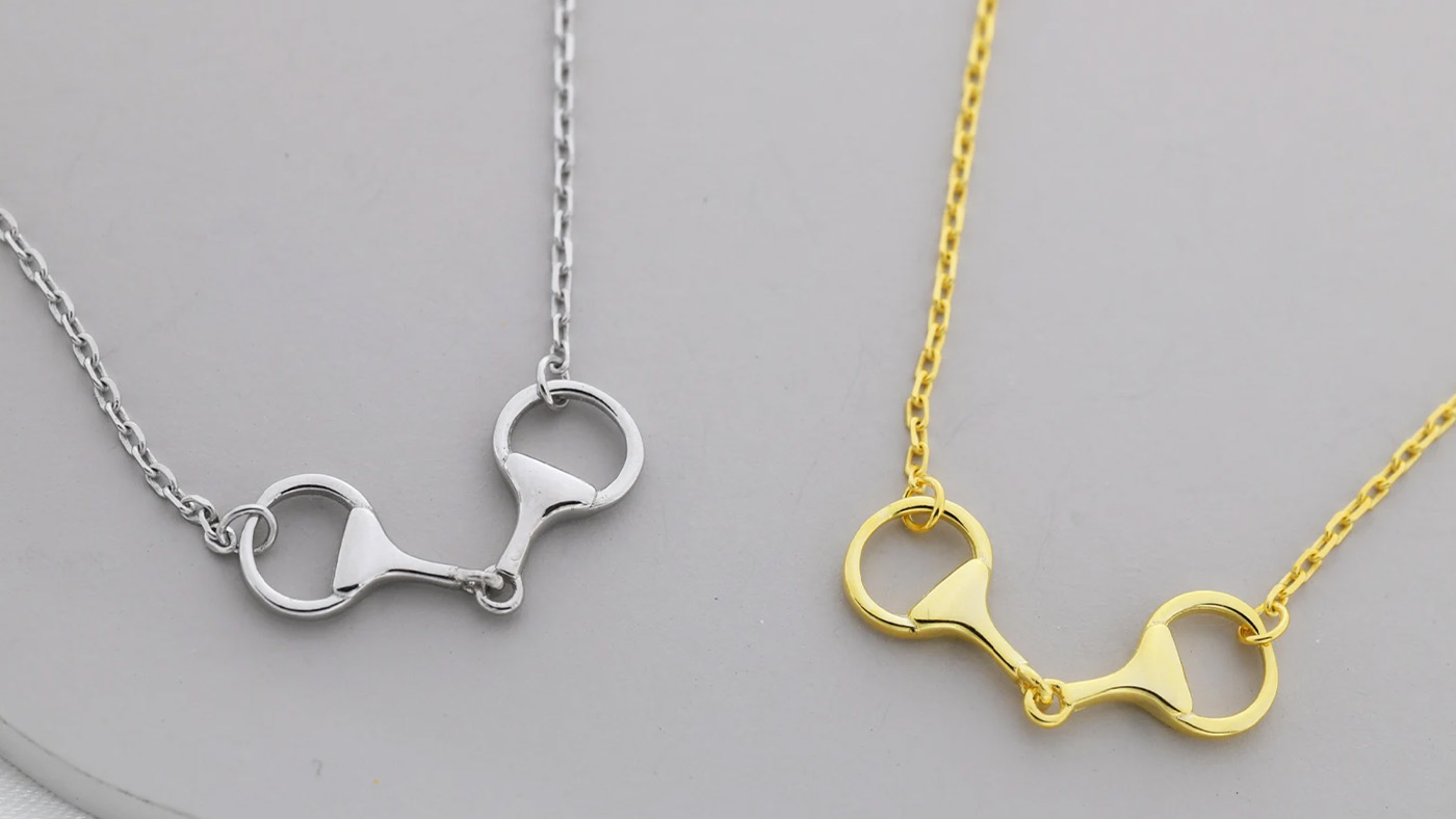 Snaffle necklace gift