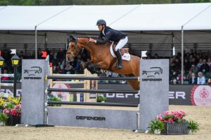 Victor Bettendorf riding Big Star des Forets in the CSI5* The Defender Stakes