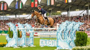 Scott Brash and Hello Jefferson in Aachen Nations Cup showjumping