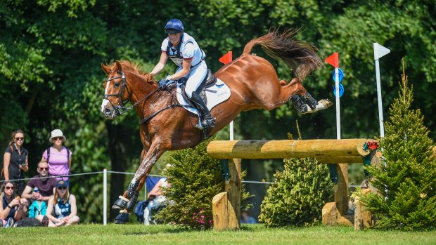 Bramham Horse Trials cross-country: Bubby Upton and Magic Roundabout IV