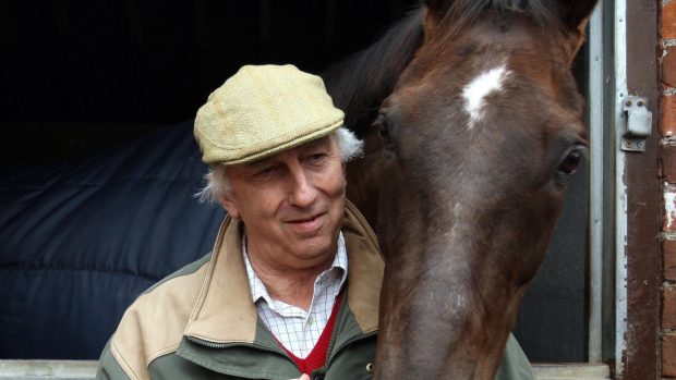 Racehorse owner Paul Barber, pictured here with Gold Cup winner Denman, has died aged 80