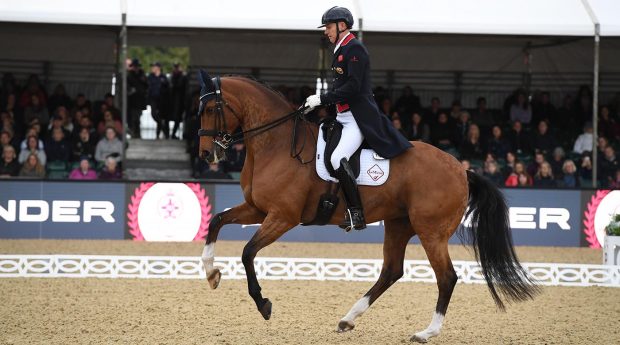 Gareth Hughes and Classic Briolinca at Windsor CDI4* 2023