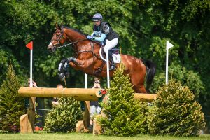 Sasha Hargreaves riding Woodlands Be Darling during Bramham Horse Trials cross-country