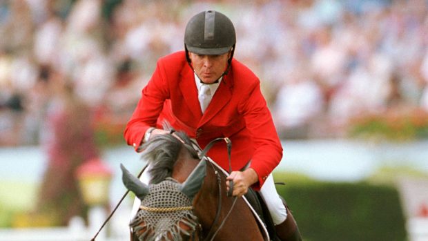Heinrich-Wilhelm Johannsmann riding Gralshueter at Aachen CHIO.