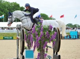 Emma Stoker riding Daisy in the soft-touch bit