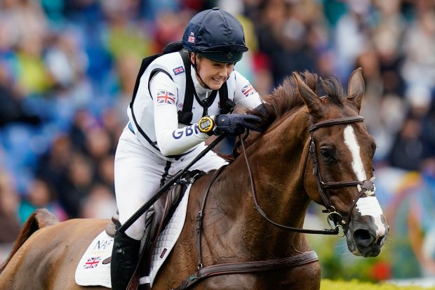 Yasmin Ingham and Banzai Du Loir, pictured on the cross-country at CHIO Aachen. The pair won the SAP Cup.