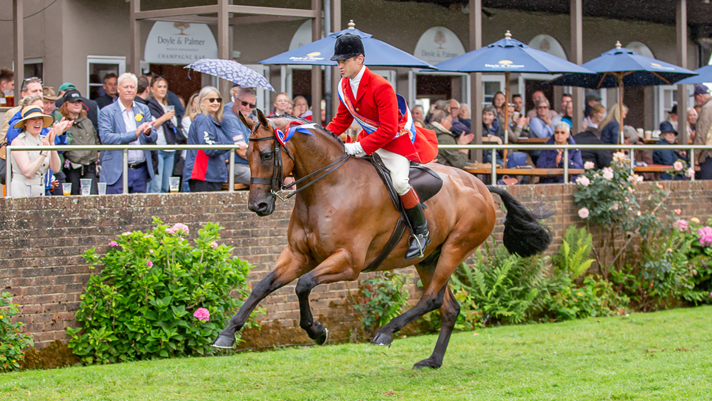 Will Morton and Kilcarna Brilliant are supreme champions at the 2023 RIHS