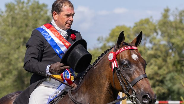 Parkgate Royal Visit William and Robert Walker, RIHS hack supreme champions in 2023
